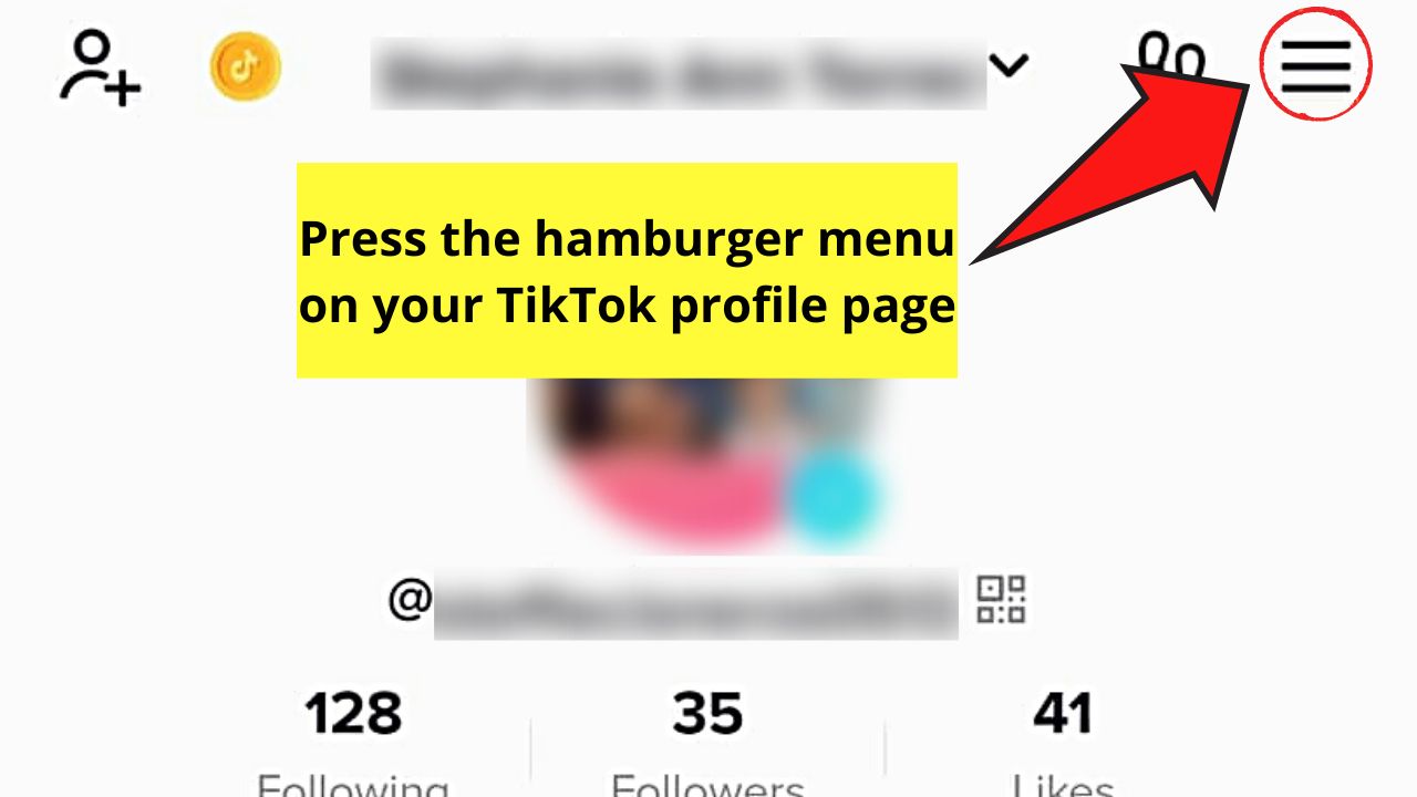 How to Turn Off Notifications on the TikTok App Step 2