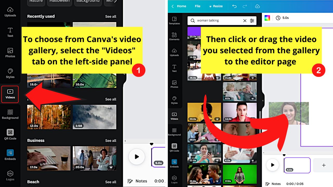 Using the Background Remover for Updated Canva Videos 2.2