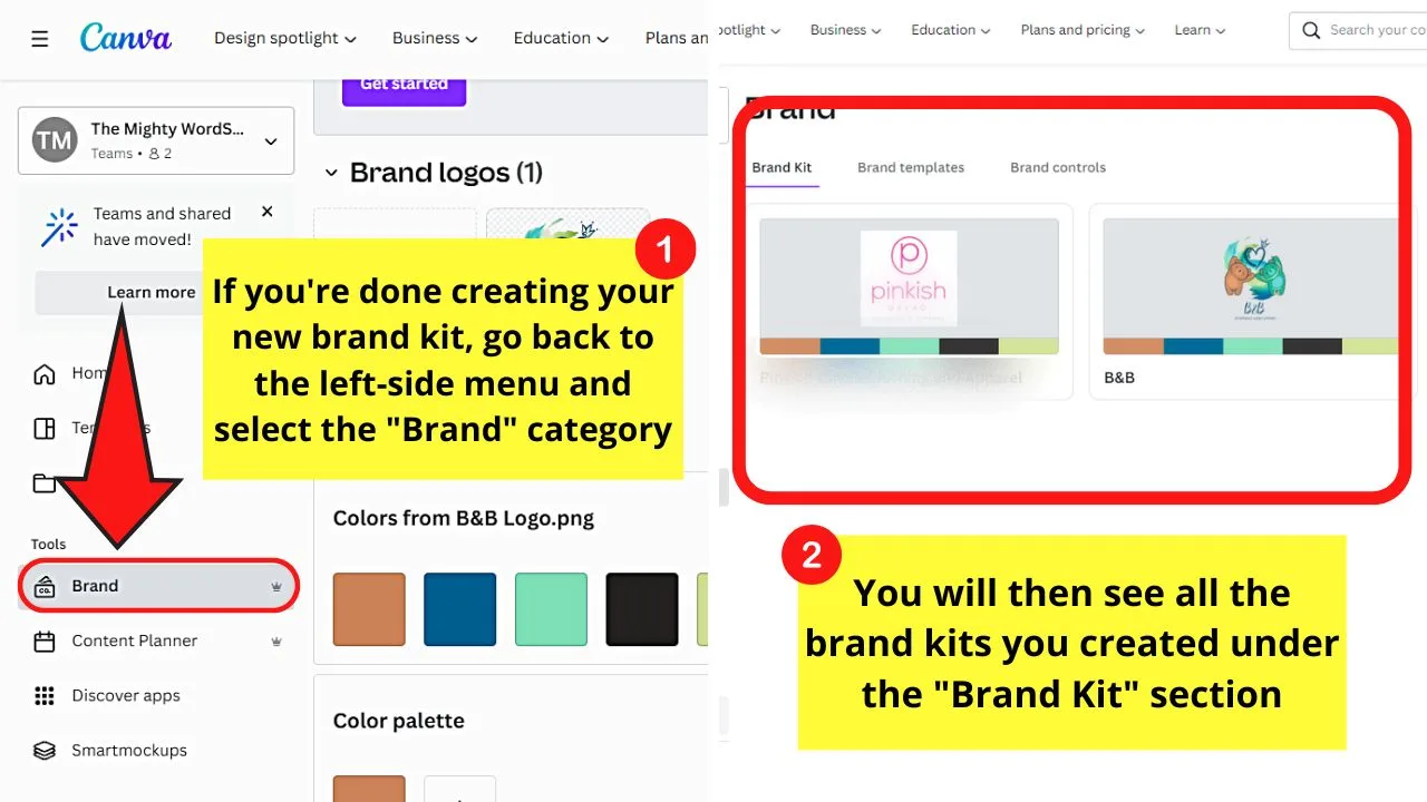 How to Create a New Brand Kit in Canva Step 10