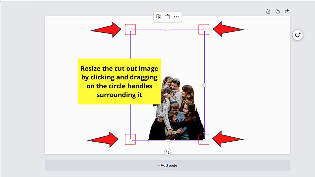 How to Cut Out an Image in Canva Step 7
