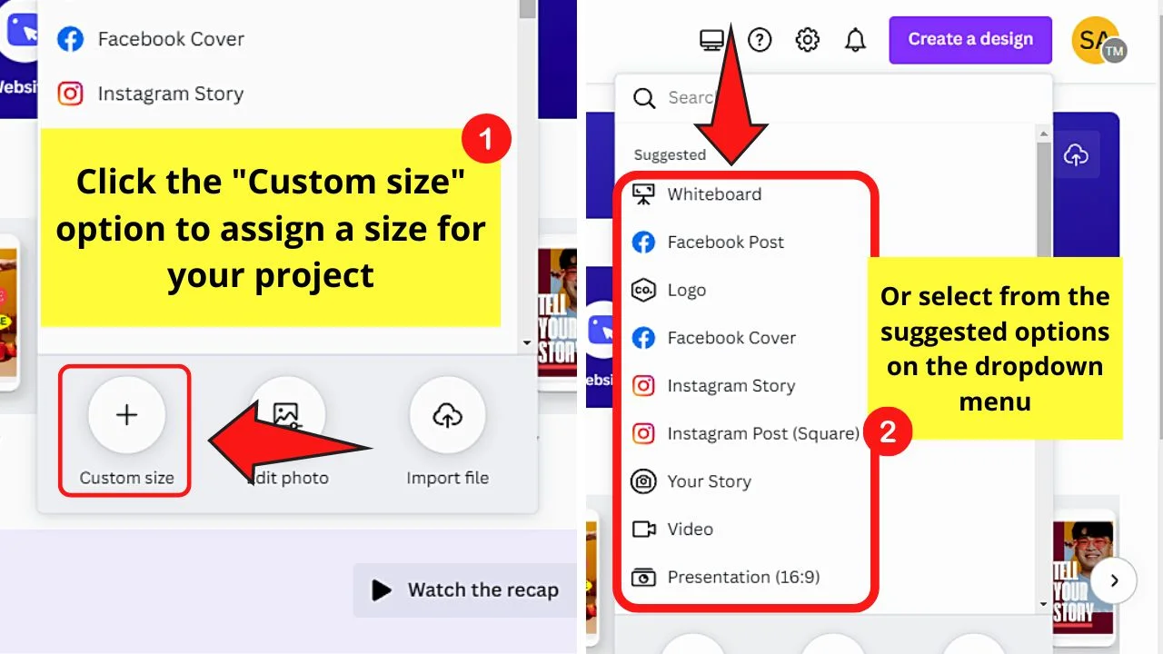 How to Distort an Image in Canva Step 1