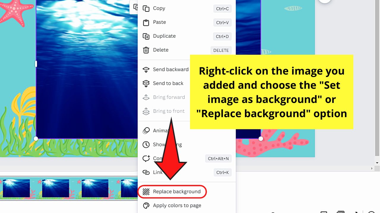 How to Remove the Background of a Video in Canva Step 8.3