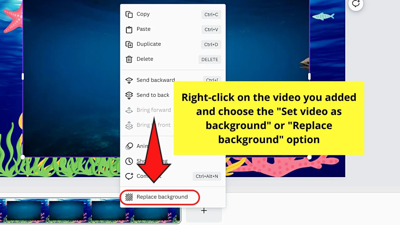 How to Remove the Background of a Video in Canva Step 9.2