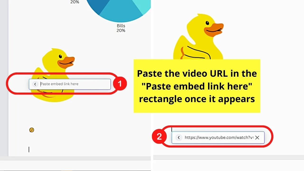 Embedding Videos in Canva Docs Step 2