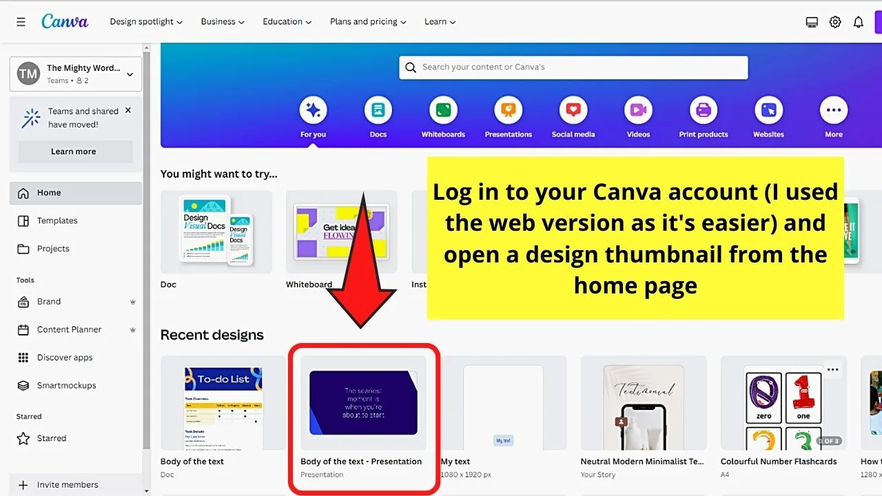 How to Connect Instagram to Canva Step 3