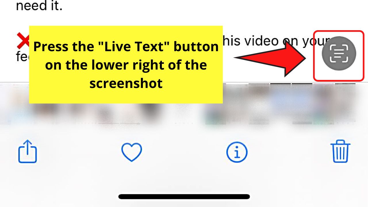 How to Copy Instagram Comments With Apple Photos' Live Text Feature Step 3