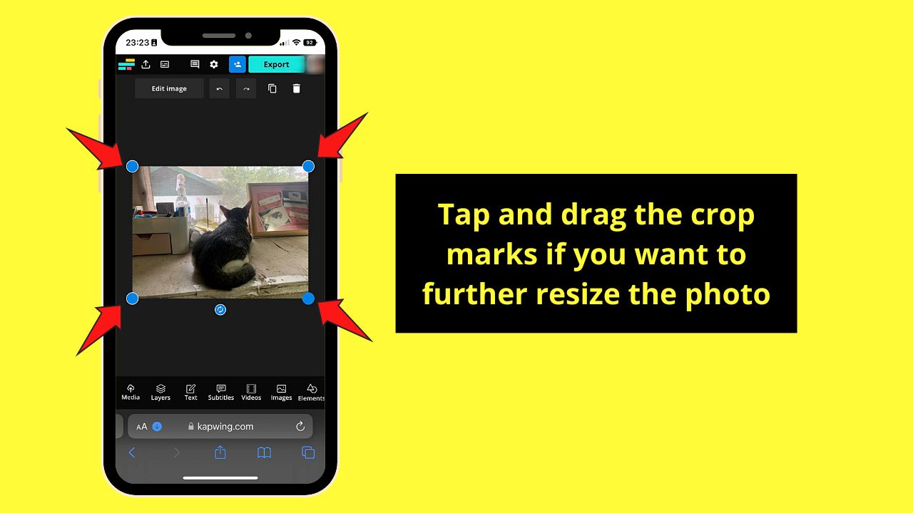 How to Fit the Whole Picture on Instagram Using Photo Resizing Tools Step 7