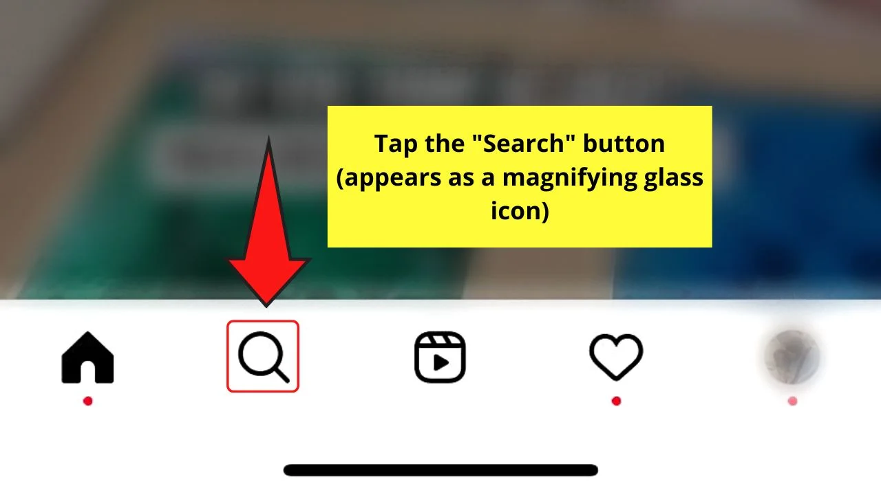 How to Individually Clear Instagram Search Suggestions When Typing Step 1