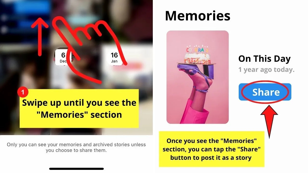 How to See Memories on Instagram Step 5