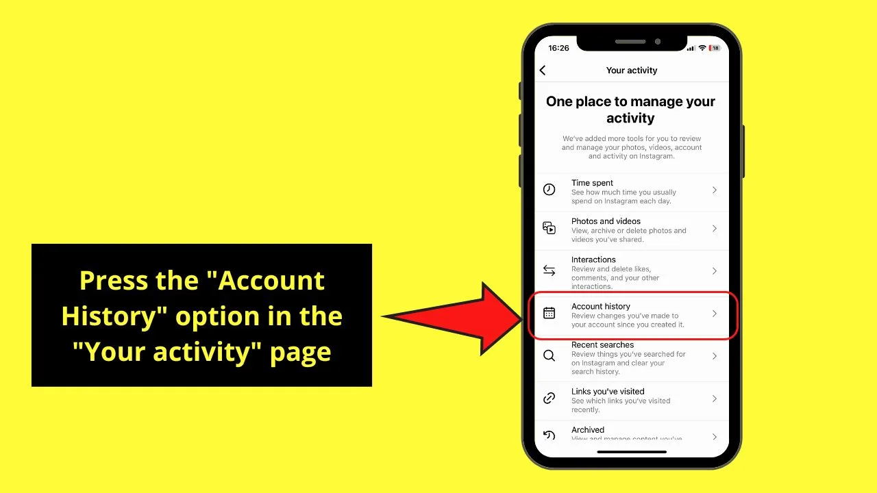How to See Old Instagram Bios Step 4