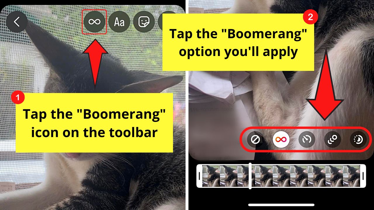 How to Post Live Photos on Instagram Stories by Converting Live Photo to a Boomerang Step 5