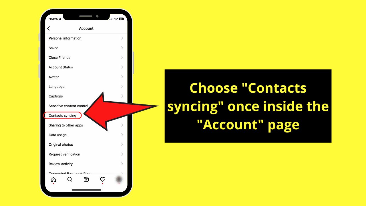 How to Remove Phone Number from Instagram by Disconnecting Contacts List Step 5