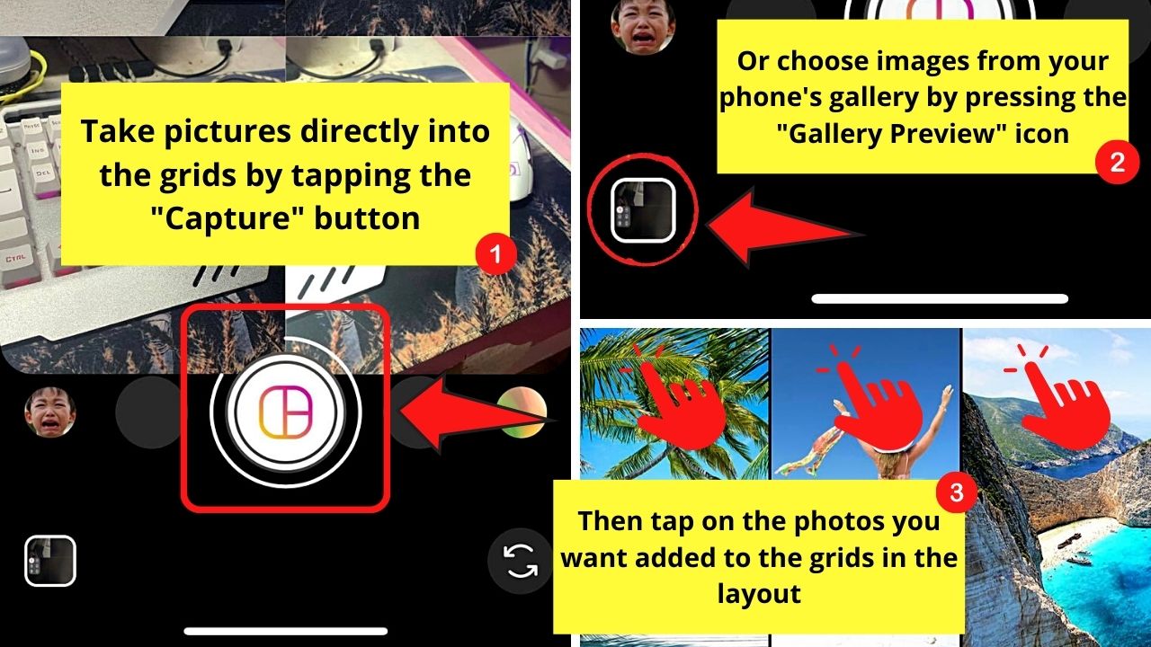 Putting Multiple Pictures on Instagram Story Using Layouts Step 4