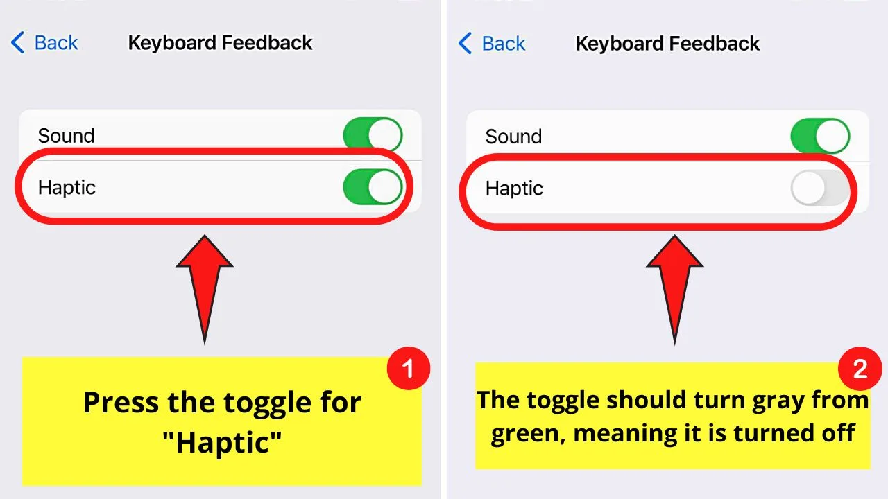How to Turn iPhone Keyboard Haptics On or Off Step 4