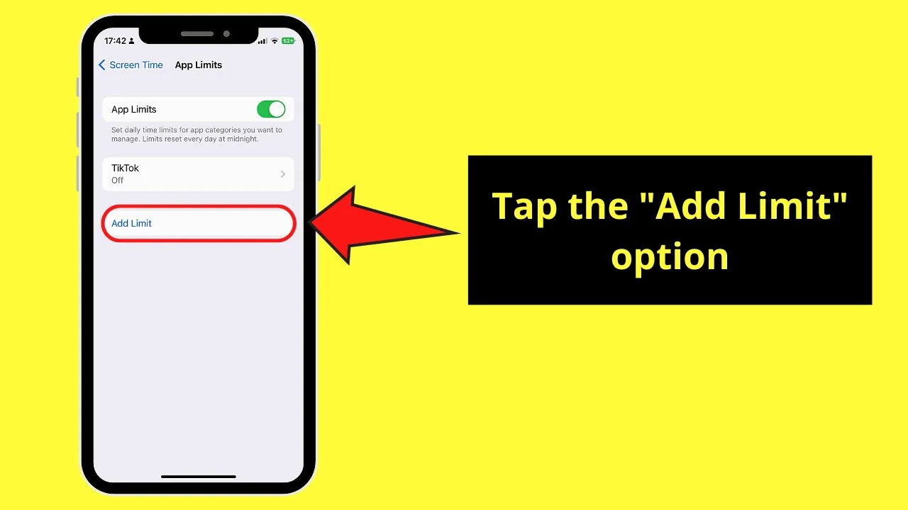 Add Screen Time Limit for App Store to Remove Subscriptions on the iPhone Step 3