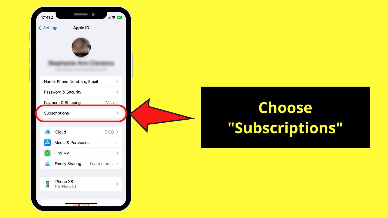 How to Cancel Subscriptions on the iPhone Step 2