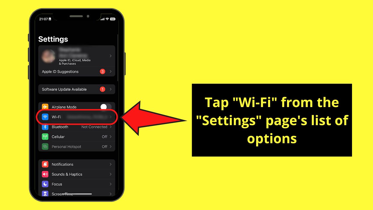Manually Set Up the SSID if Your iPhone Can't Connect to It Step 2