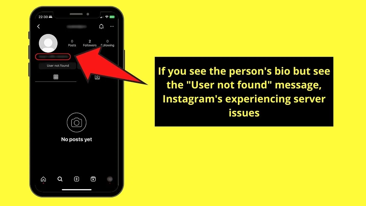 Seeing User not Found on Instagram Due to Instagram Experiencing a Temporary Glitch