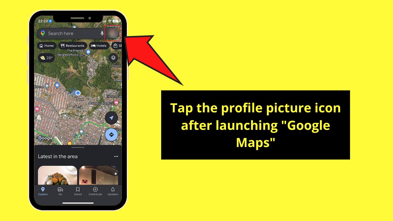 Accessing Offline Google Maps on Your iPhone Step 1