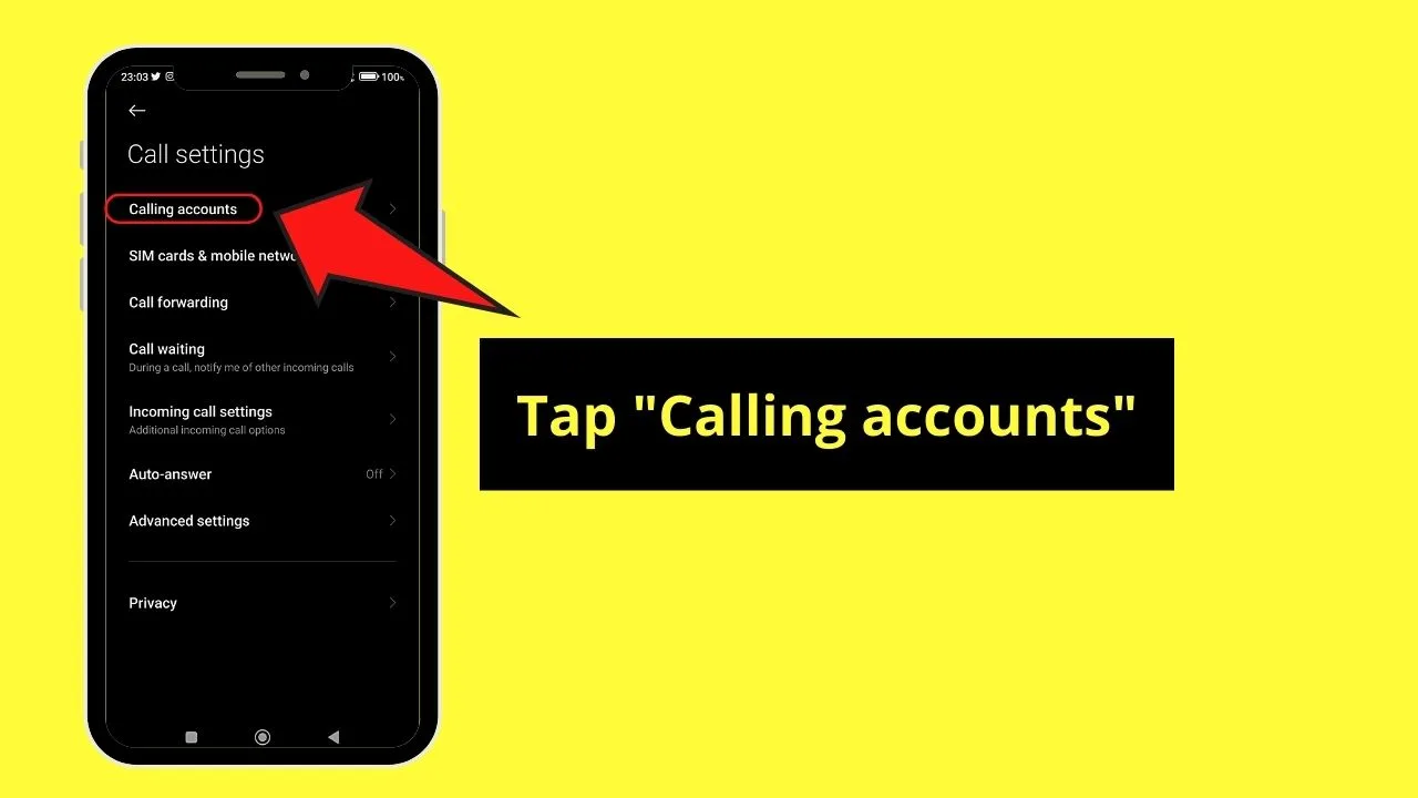 Change Your Phone’s Caller ID Settings to Activate the No Caller ID Feature (Android) Step 3