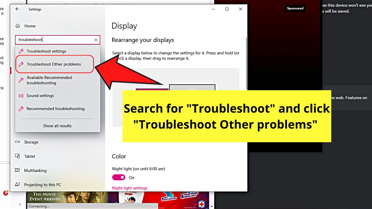 Open Bluetooth Troubleshooter to Fix Bluetooth Devices Not Showing in Device Manager Step 3