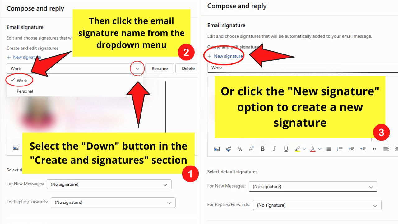 Adding Picture to Signature in Microsoft Outlook Step 3