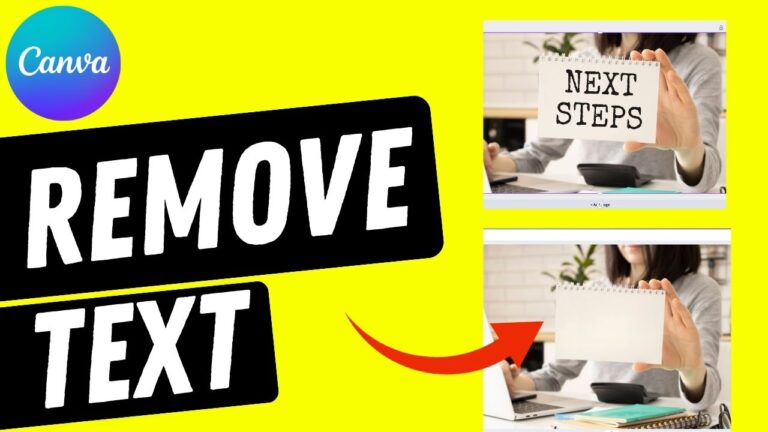 How to Remove Text from an Image in Canva — Like a Pro