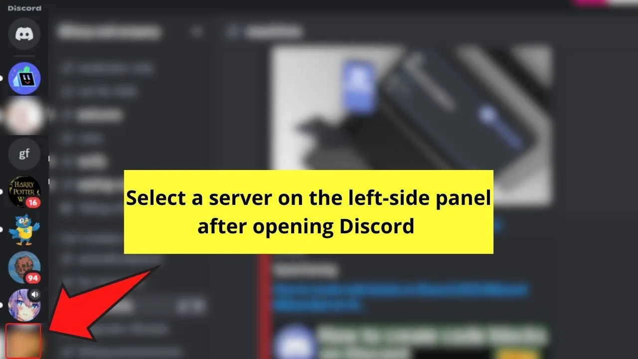 How to Use Discord Code Blocks (Desktop) Step 1