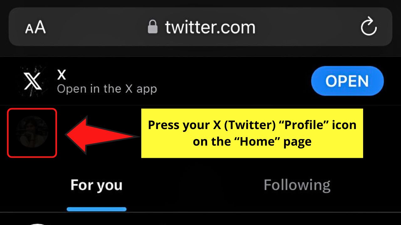 How To Turn Off X (Twitter) Sensitive Content Setting on iPhone Step 2
