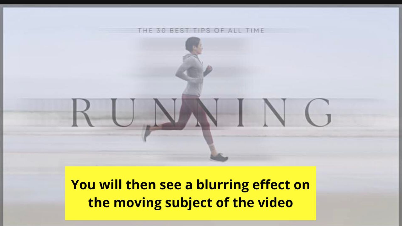 How to Add Motion Blur on CapCut Mobile from the Effects Menu Step 5