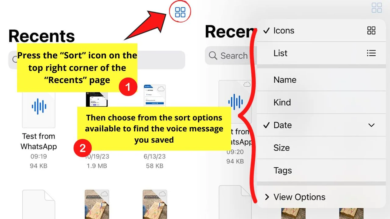 How to Save WhatsApp Voice Messages on the iPhone Step 10
