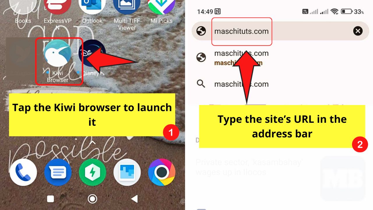 How to Inspect Elements on Android Step 1