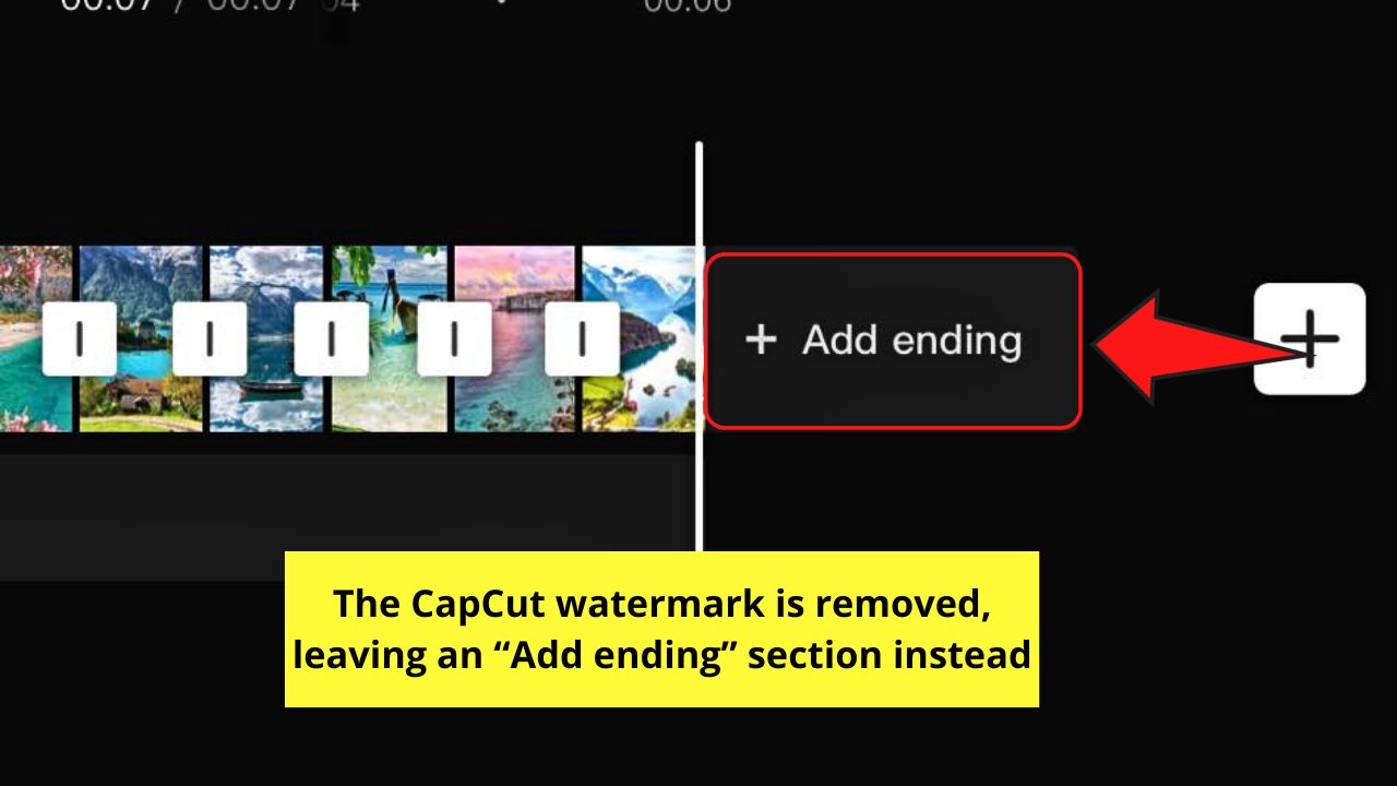 How to Remove Watermark in Capcut Step 3