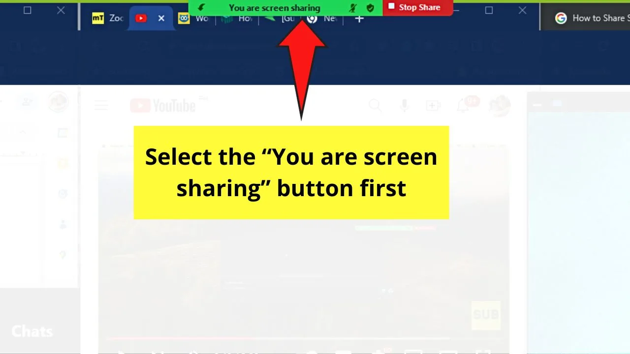How to Share Screen and Share Files in Zoom Step 4
