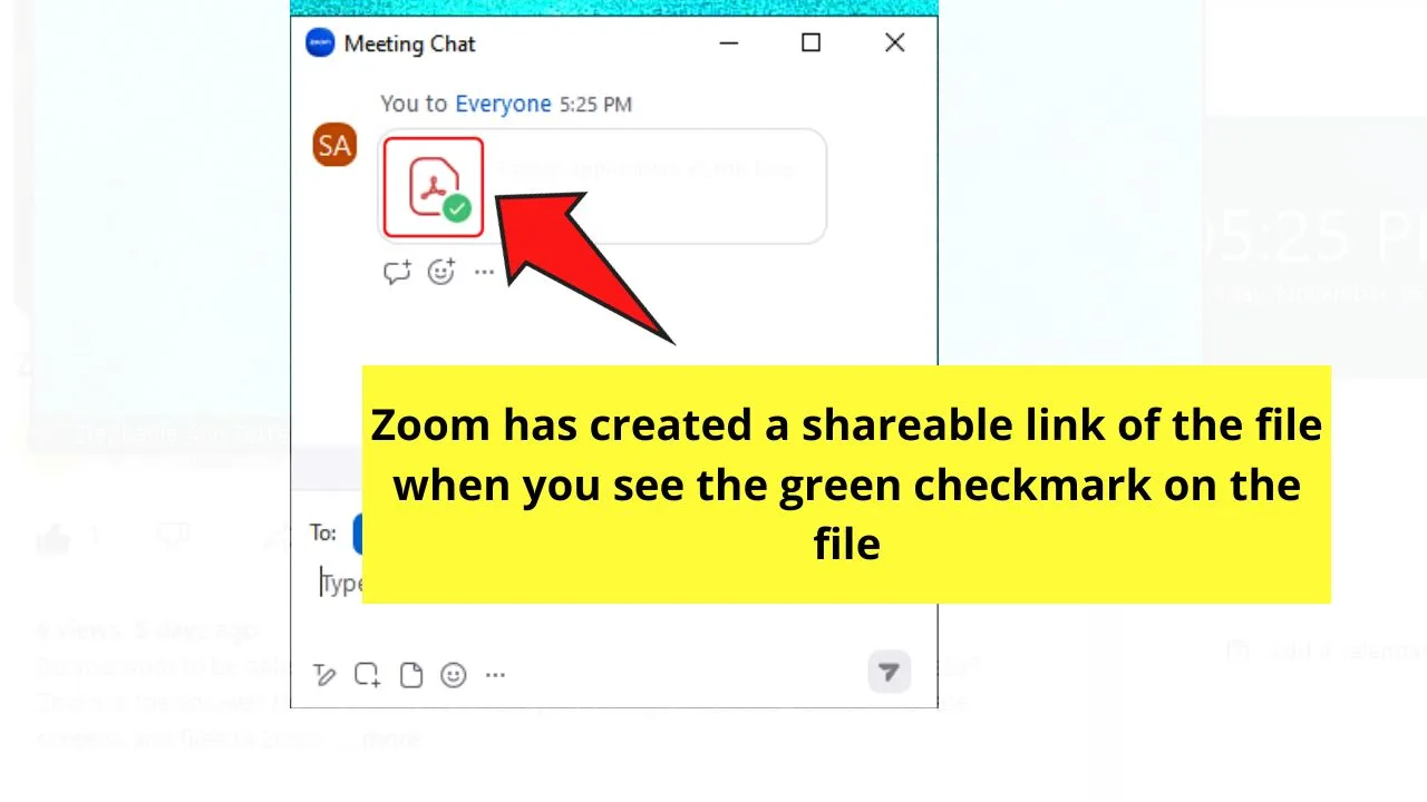 How to Share Screen and Share Files in Zoom Step 9