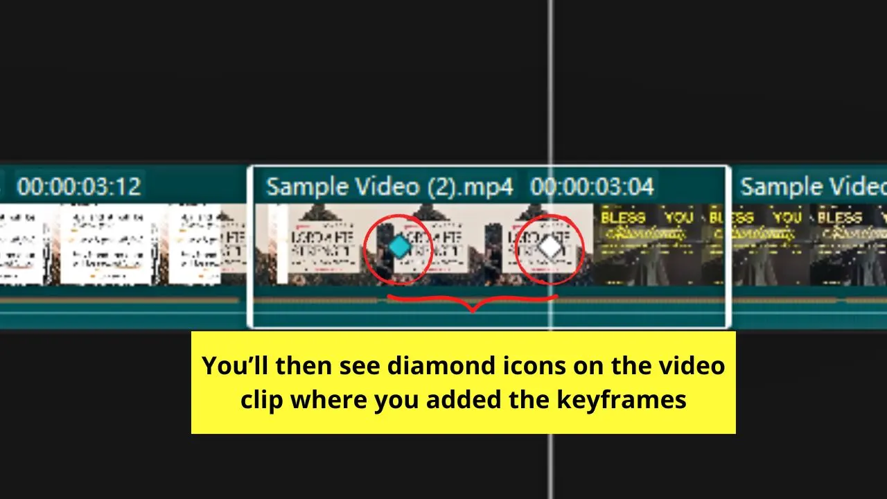 Using Keyframes to Create Effects in CapCut Free Step 2