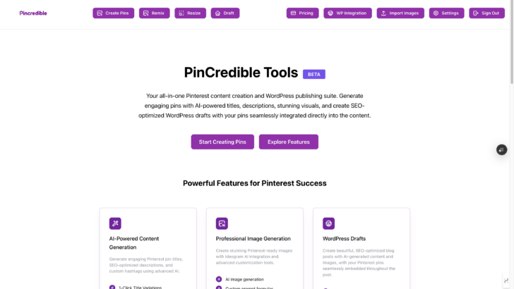 Meet Pincredible: The AI-Powered Pinterest Game Changer